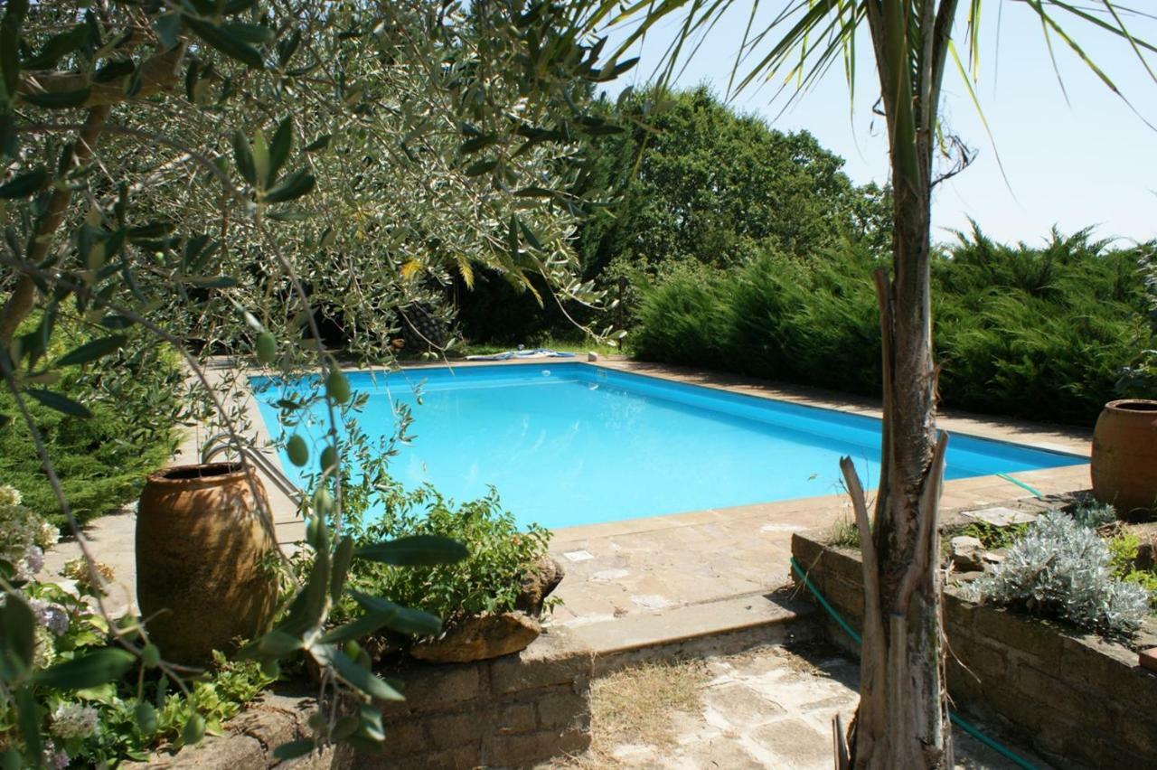 Villa Con Piscina Canale Monterano Bagian luar foto
