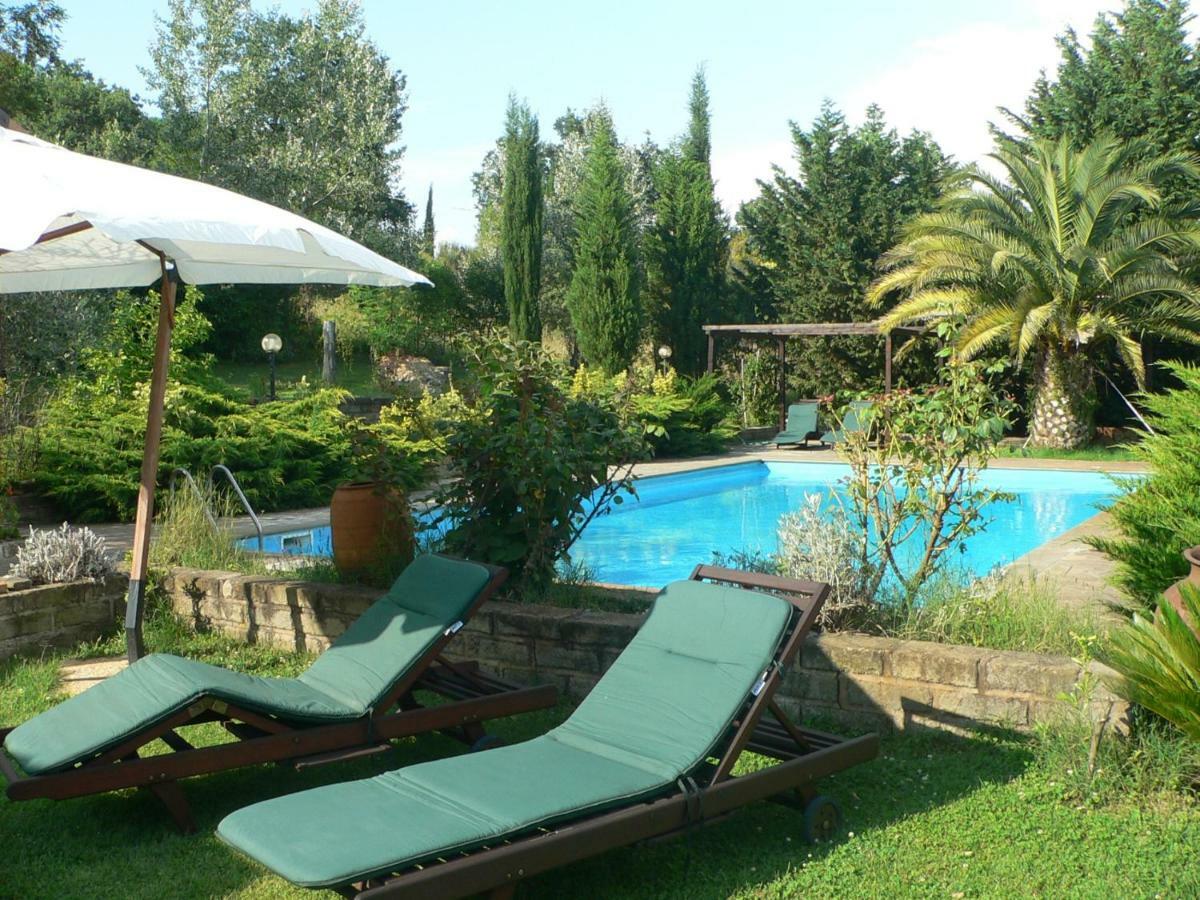 Villa Con Piscina Canale Monterano Bagian luar foto